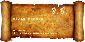 Virág Boróka névjegykártya